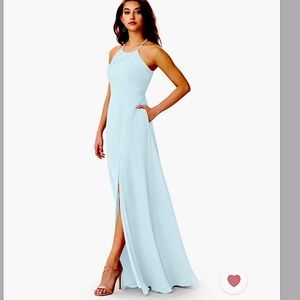🎈‼️ Donating soon-  light blue/gray maxi dress